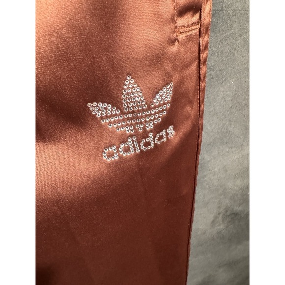 ADIDAS 2000 LUXE WIDE-LEG PANTS Earth brown Size MEDIUM - Picture 7 of 10